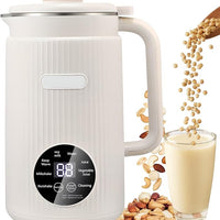 8-in-1 Nut Milk Maker, 41 Oz Soy Milk Maker Machine With 10 Blades, For Homemade Oat, Nut, Soy, Juice, Milkshake, Rice Cereal, Plant-Based Beverages With Self-Cleaning, Boil Water, 12-Hour Delay