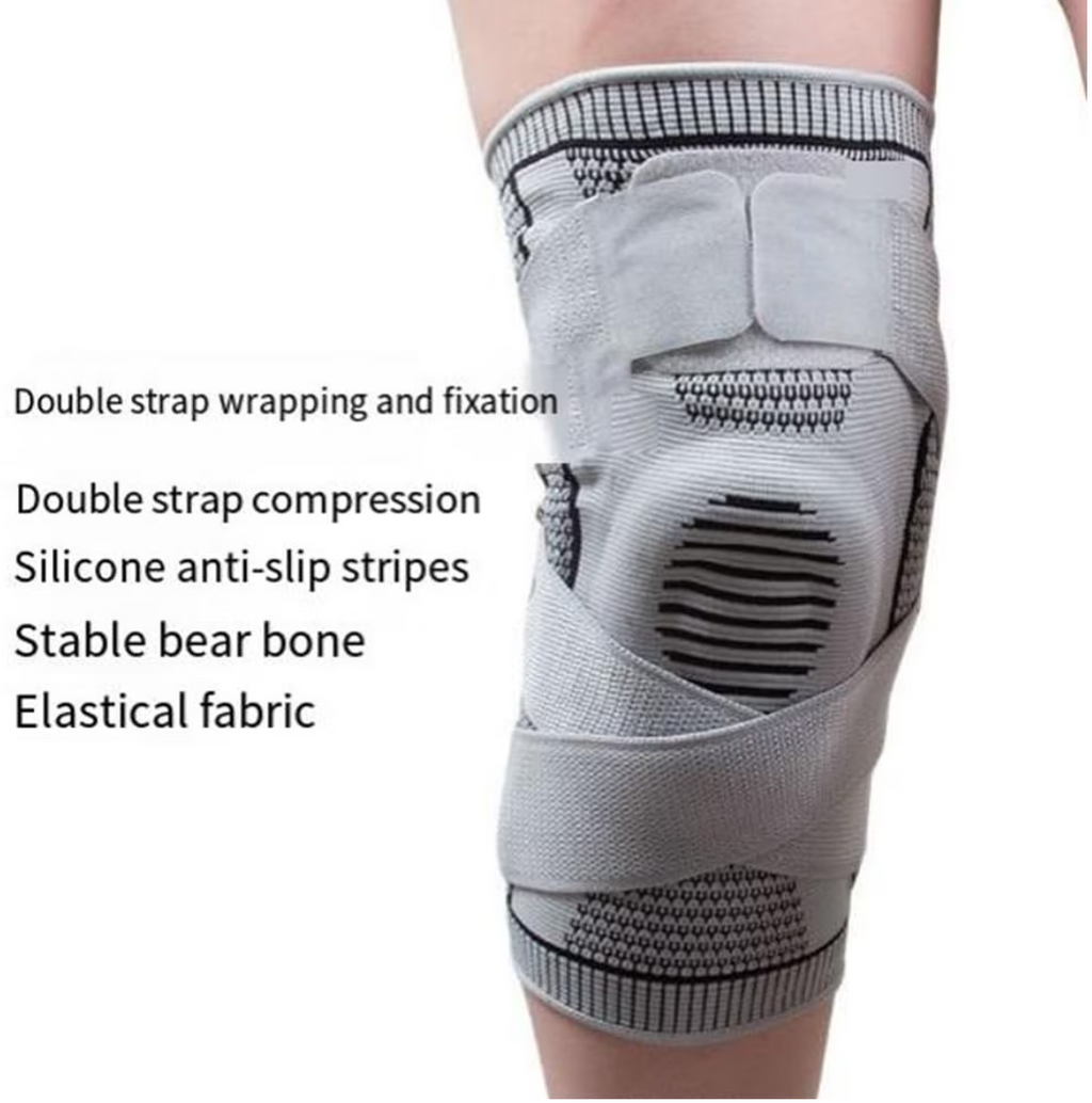 💥 2027 Limited 50% OFF ️🎯 ActiveKnee™ Sports silicone knee pad pressure strap support