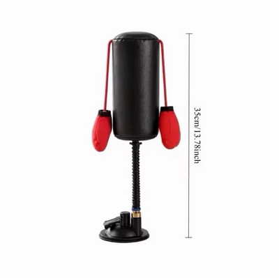 Interactive Cat Boxing Toy with Gloves & Suction Base