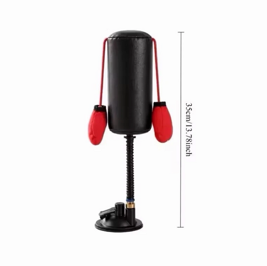 Interactive Cat Boxing Toy with Gloves & Suction Base